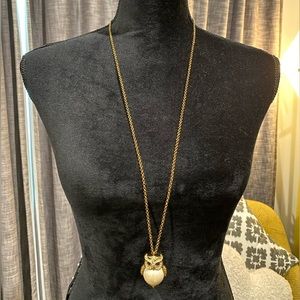 NWOT Kate Spade owl statement necklace